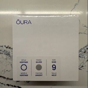Oura Heritage silver Size 9 (Gen3)